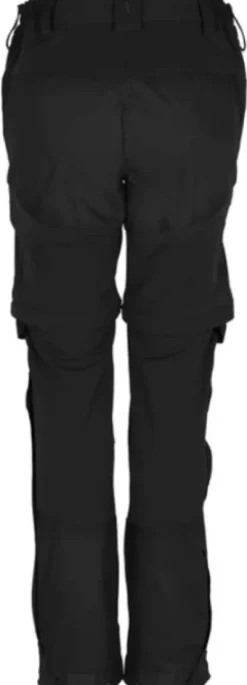Pinewood Finnveden Hybrid Zipoff Trousers naisten katkolahjehousut, musta
