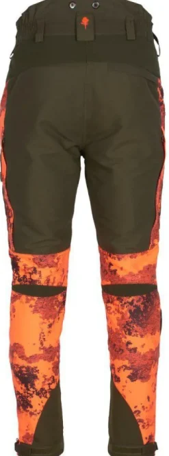 Pinewood Hunter Pro Xtr 2.0 Camou Trousers naisten metsästyshousut, vihreä/oranssi