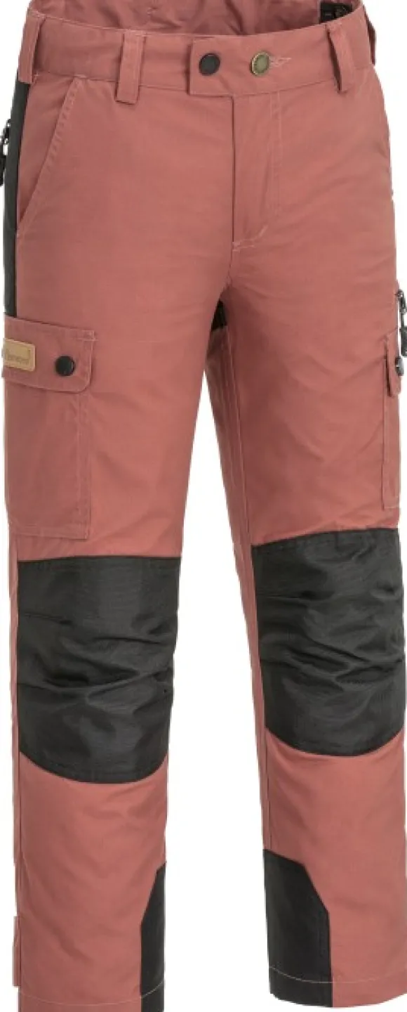 Pinewood Kids Lappland Pants lasten ulkoiluhousut, rusty pink/black
