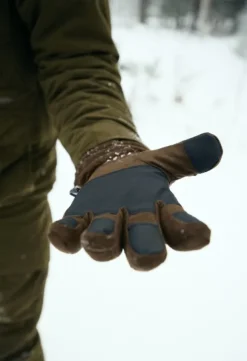 Pinewood lämpöhanskat, ruskea