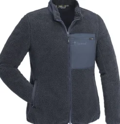 Pinewood Pile Jacket naisten fleecetakki, tummansininen