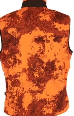 Pinewood Småland Reversible Vest metsästysliivi, oranssi/vihreä