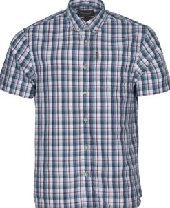 Pinewood Summer Shirt paita, Light Blue/Red