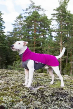 Pomppa JumppaPomppa koiran fleecetakki, 25 - 28 cm, punavioletti