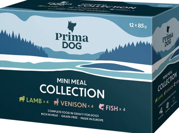 Prima Dog Mini Meal Mix lajitelmapakkaus,12 x 85 g