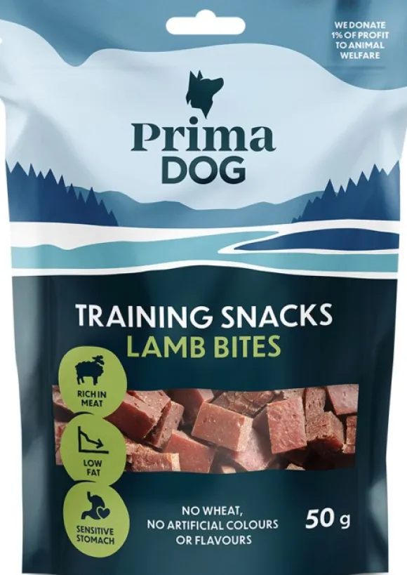 Prima Training Snacks makupalat lammas, 50 G