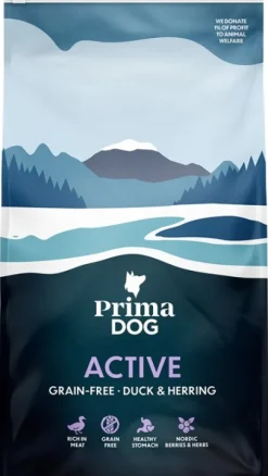 PrimaDog Active Ankka-Silli viljaton 10 kg