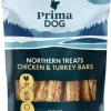 PrimaDog Northern Treats Kyckling-Kalkon Bar makupalat, 150g