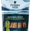 PrimaDog Northern Treats Lamm-Lax Bar makupalat, 150g