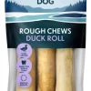 PrimaDog Rough Chews Tuggben med Anka L 17 cm 225g, puruluu