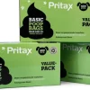 Pritax Poop Bags Value Pack Basic 400 pcs Black