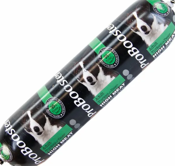 ProBooster koiran liha-ateria kalkkuna & peura, 800 g
