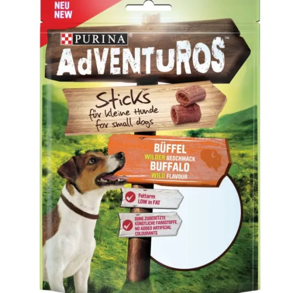 Purina Adventuros Mini Sticks Buffalo makupalat, 90 g