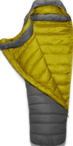 Rab Ascent Pro 400 untuvamakuupussi, pitkä malli, Granite