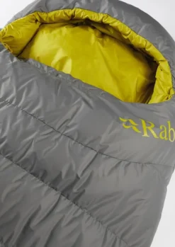 Rab Ascent Pro 400 untuvamakuupussi, pitkä malli, Granite