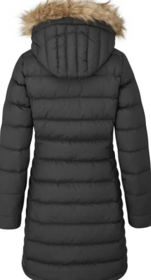 Rab Deep Cover Parka naisten untuvatakki, musta