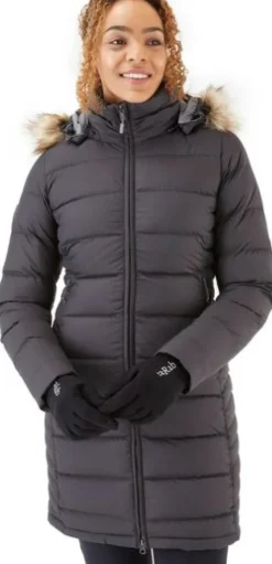 Rab Deep Cover Parka naisten untuvatakki, musta