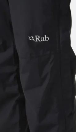 Rab Downpour Eco Full Zip Pants kuorihousut, musta