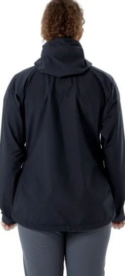 Rab Downpour Eco Jacket naisten ulkoilutakki, musta