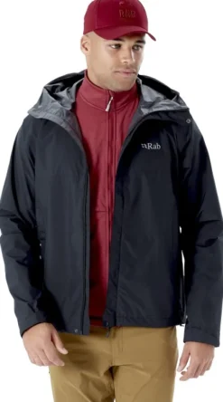 Rab Downpour Eco Jacket ulkoilutakki, musta