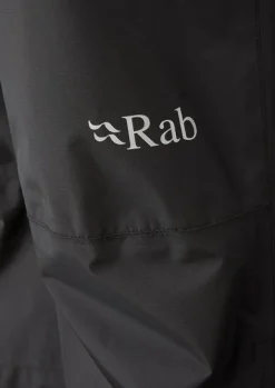 Rab Downpour Eco Pants naisten ulkoiluhousut, musta