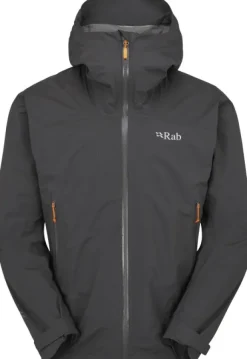 Rab Downpour Light Jacket kuoritakki, tummanharmaa