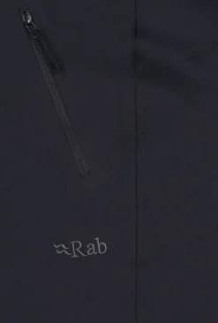 Rab Incline AS Pants naisten softshell-housut, musta