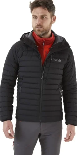 Rab Infinity Microlight Jacket takki, Black