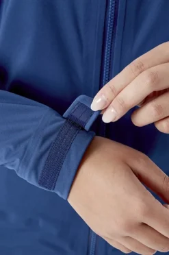 Rab Kinetic 2.0 naisten kuoritakki/softshell-takki, sininen
