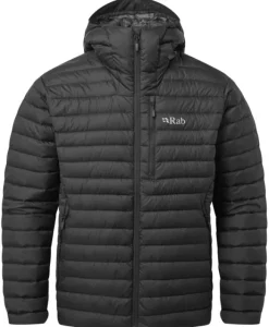 Rab Microlight Alpine kevyt untuvatakki, musta