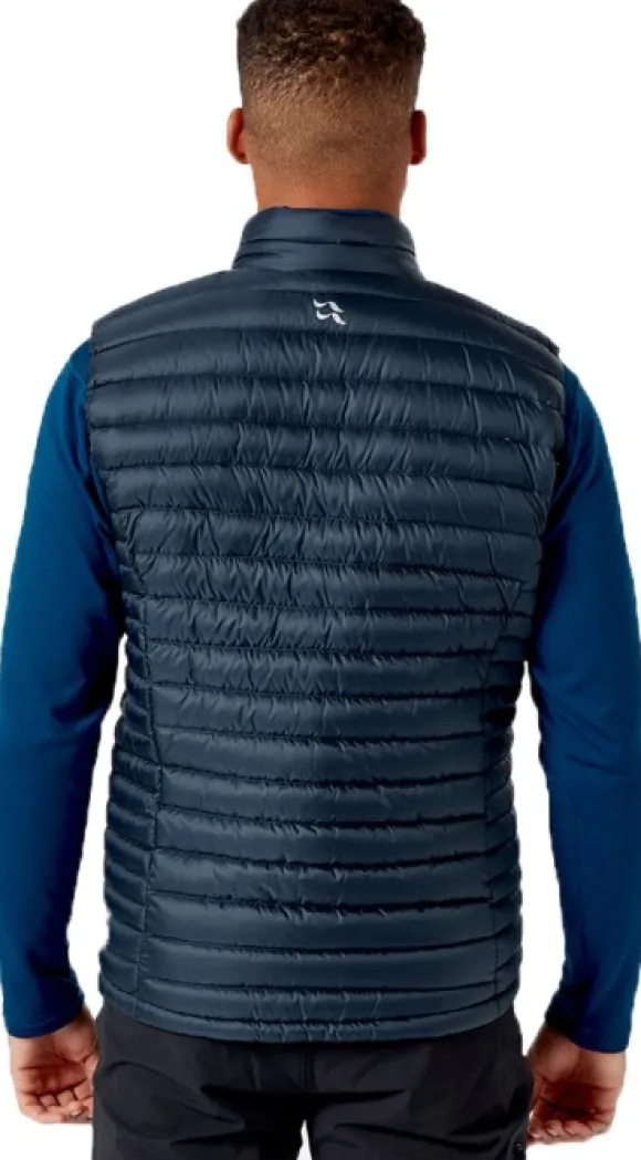 Rab Microlight Vest kevyt untuvaliivi, musta