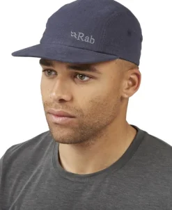 Rab Obtuse 5-Panel Cap lippalakki, Ebony