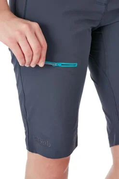 Rab Raid naisten vaellusshortsit, tumma violetti