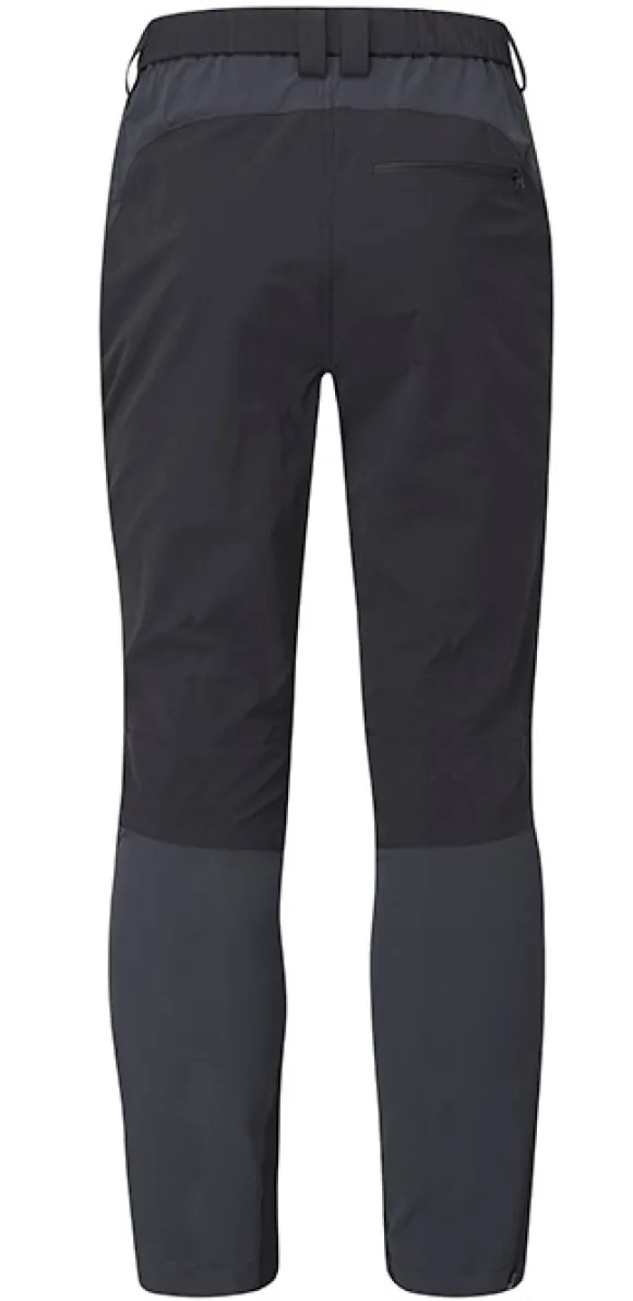 Rab Torque Mountain Softshell Pants kiipeilyhousut, tummanharmaa/musta