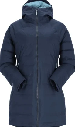 Rab Valiance Parka naisten untuvaparka, tummansininen