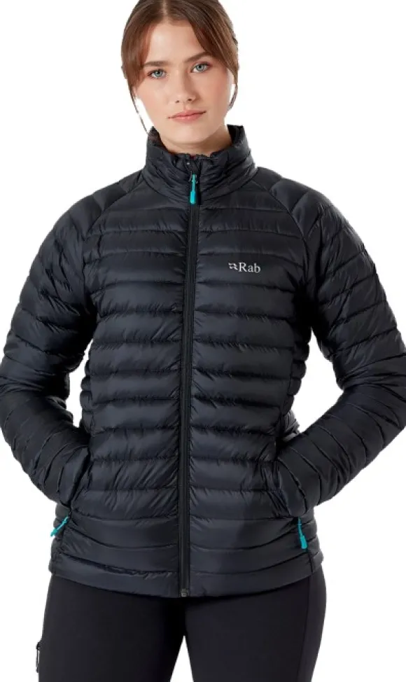 Rab W's Microlight naisten untuvatakki, musta