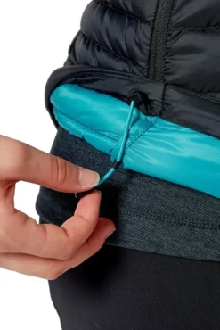 Rab W's Microlight naisten untuvatakki, musta