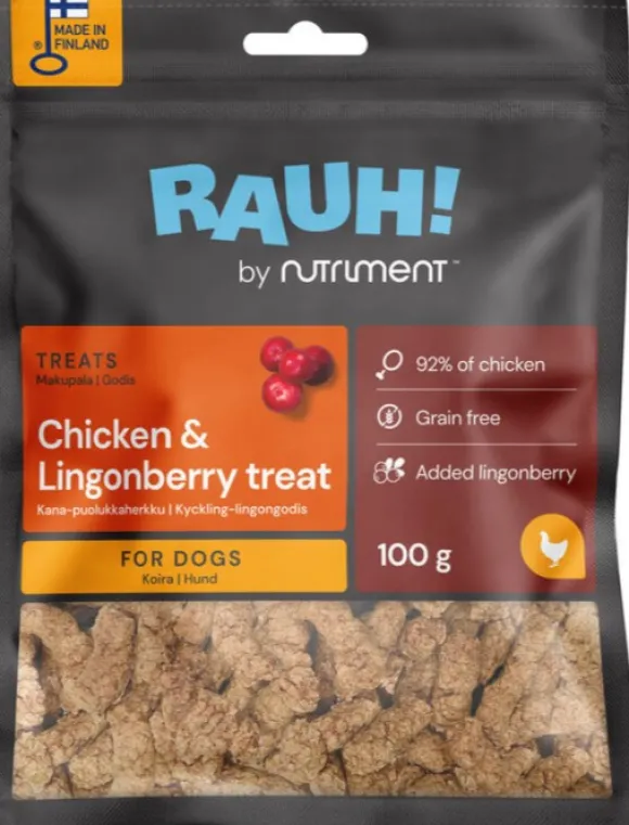 RAUH! Chicken Lingonberry Treat 100 g