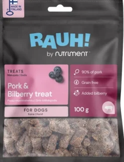 RAUH! Pork Bilberry Treat 100 g