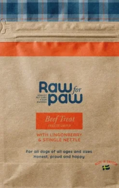 Raw for Paw Beef Treats pakastekuivattu makupala, naudanliha, 50 g