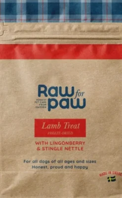 Raw for Paw Lamb Treats pakastekuivattu makupala, lampaanliha, 50 g