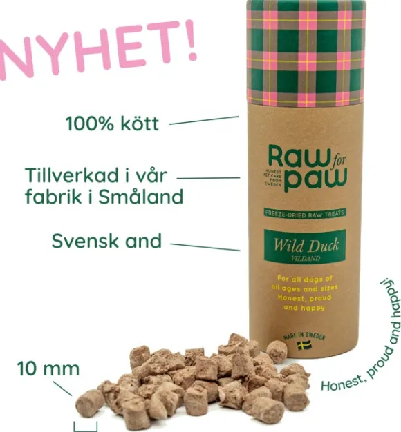 Raw for Paw Wild Duck makupalat