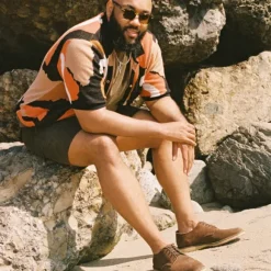 Red Wing M's Weekend Oxford Chocolate Mule Skiner