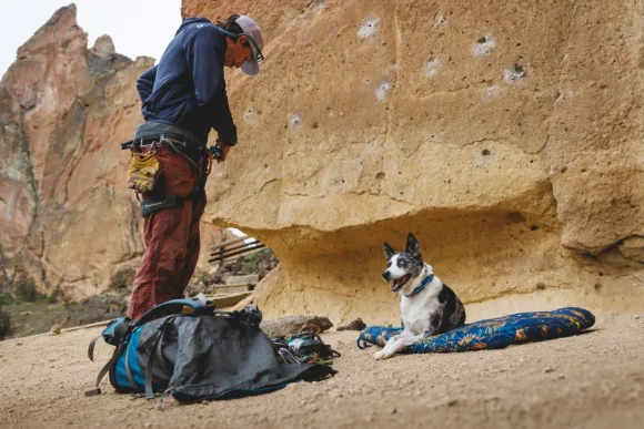 RuffWear Basecamp Bed koiranpeti, Medium, Deep Jungle