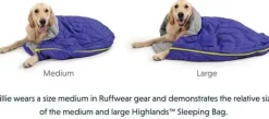 Ruffwear Highlands koiran makuupussi, sininen