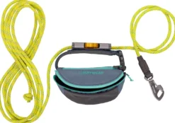 RuffWear Hitch Hiker Leash säädettävä talutushihna, keltainen/harmaa