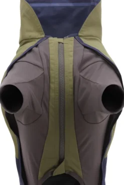 RuffWear Sun Shower Coverall koiran sadehaalari, XXS-S, Midnight Blue