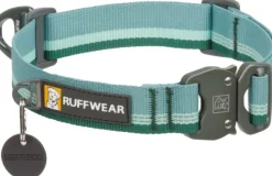 RuffWear Top Rope Collar koiran kaulapanta, River Rock Green