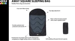 Rukka Away Square Sleepbag Black L