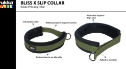 Rukka Bliss X Slip Collar Army Green L-XL